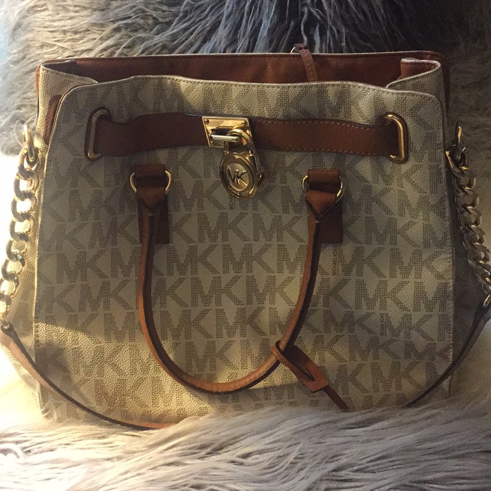 Authentic MK white purse